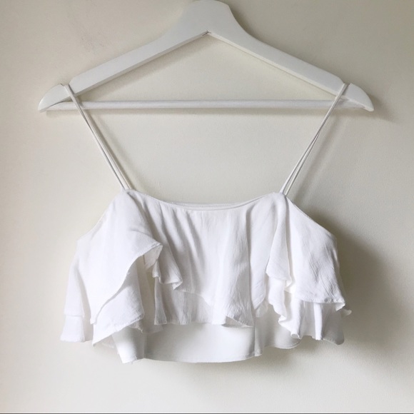 Zara Ruffle cropped top - Picture 5 of 12